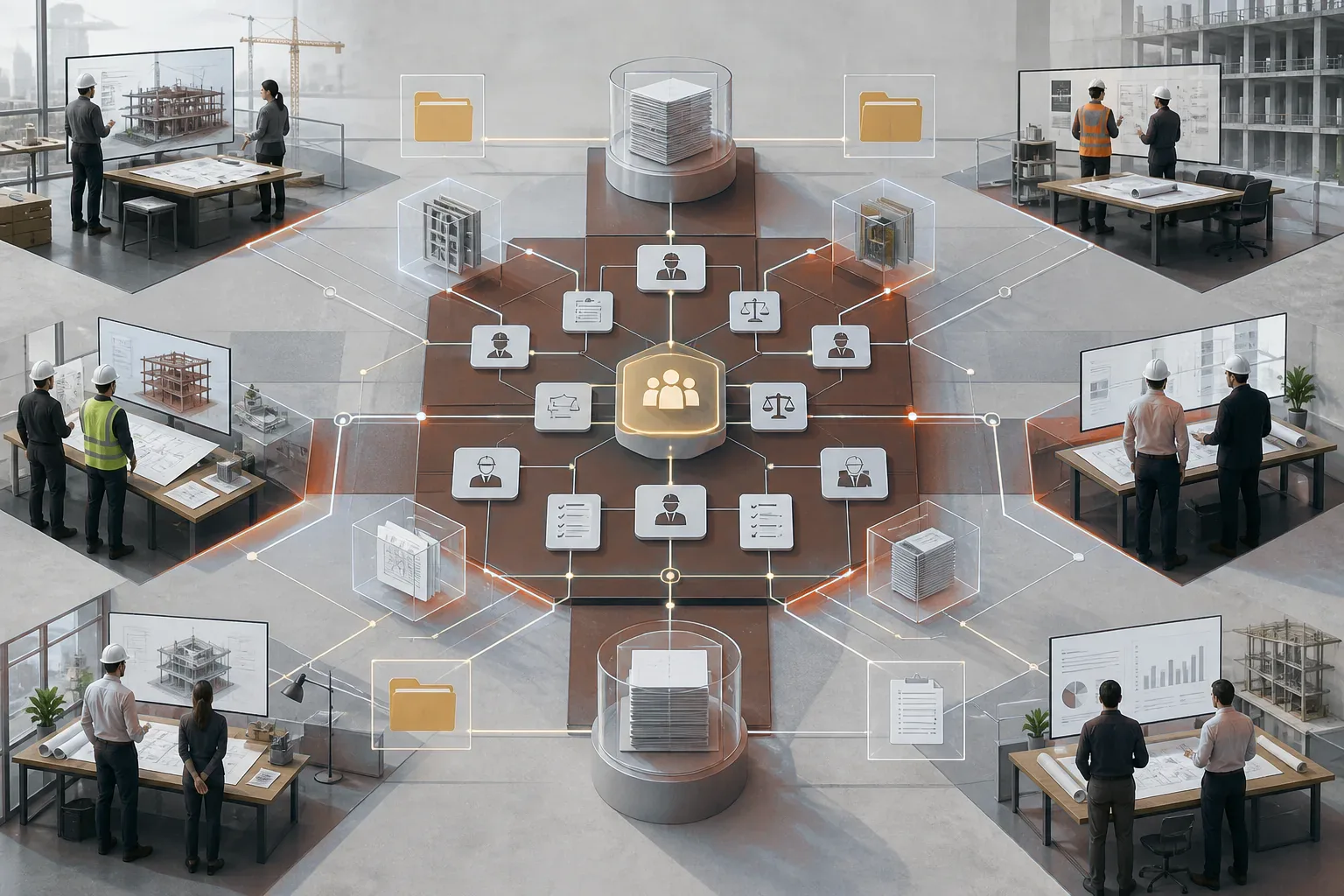 Operational detail of construction leaders stop paying twice for expertise