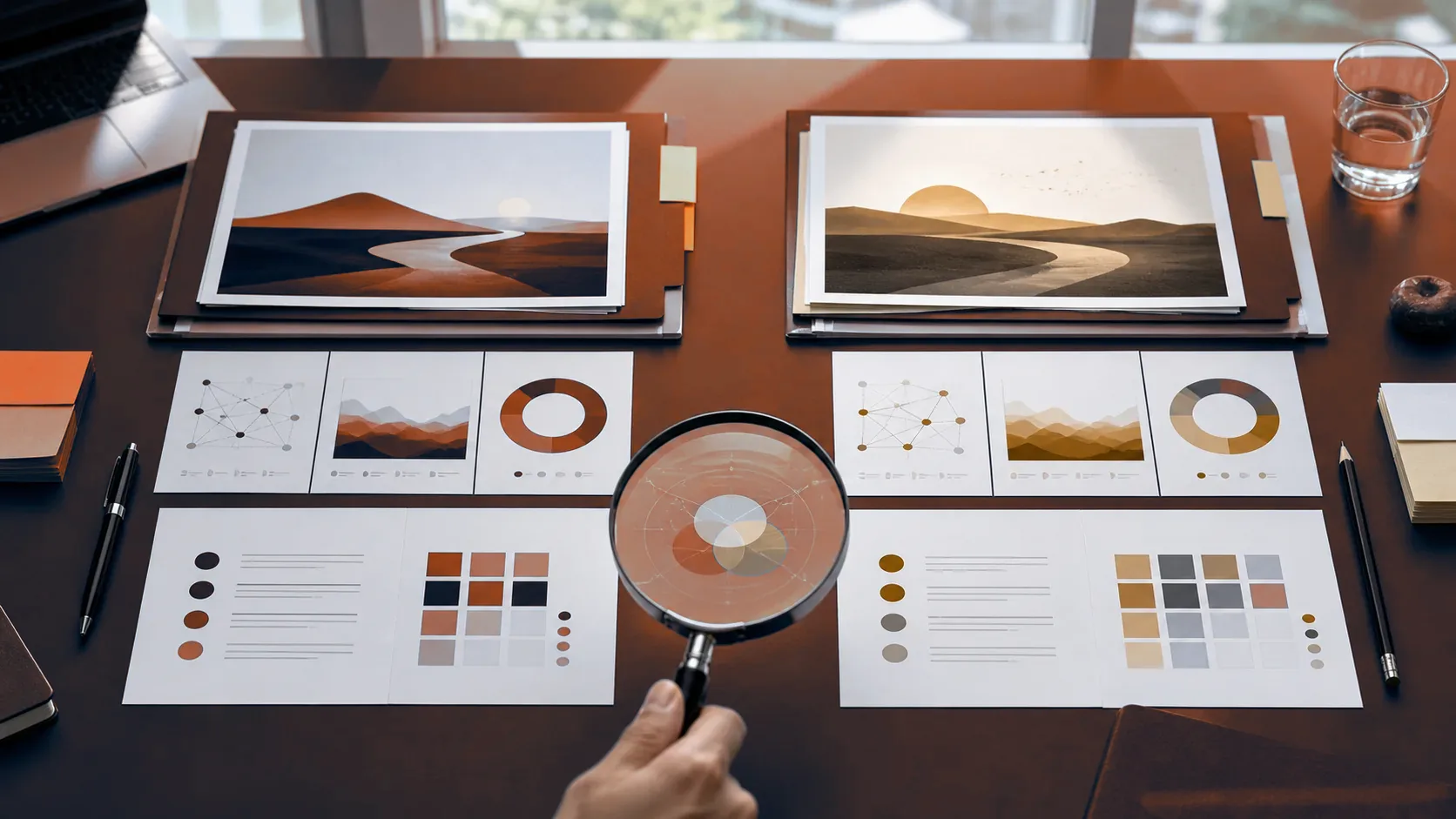 Evidence detail of one research method compares companies and periods