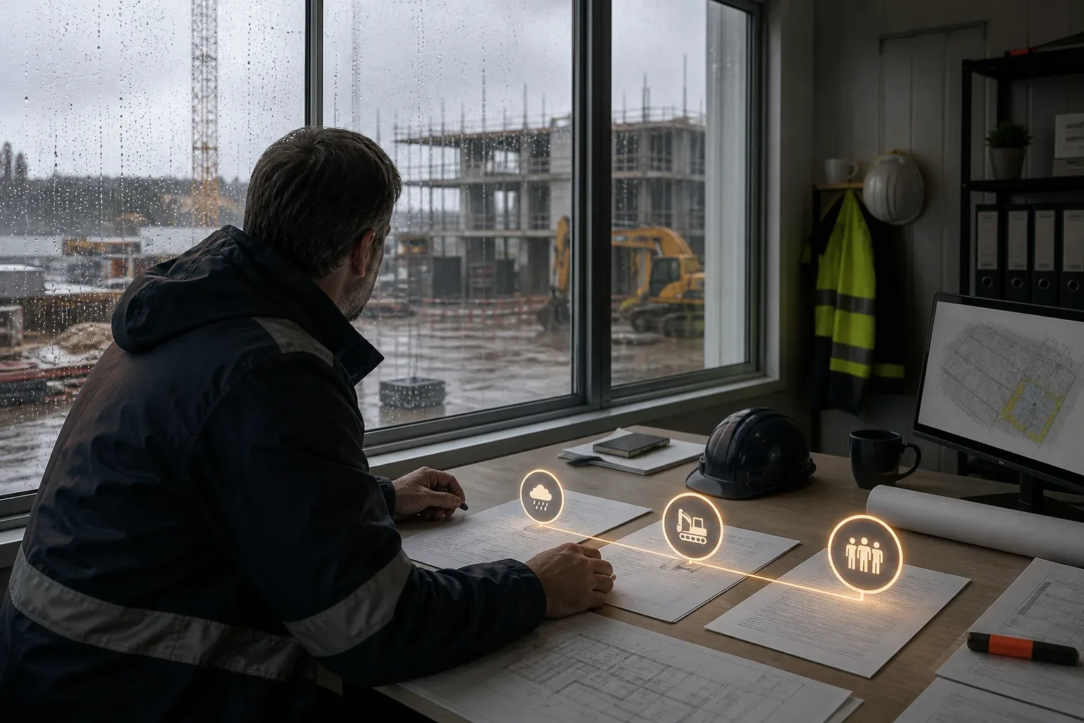Operational detail of weather delay becomes visible cost before revenue leak