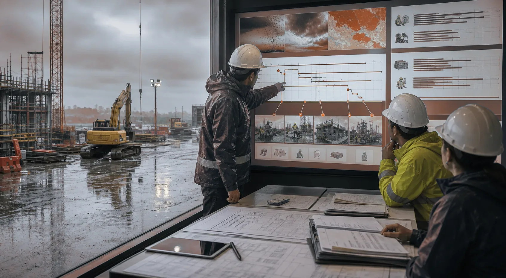 Operational detail of construction knowledge and revenue control system