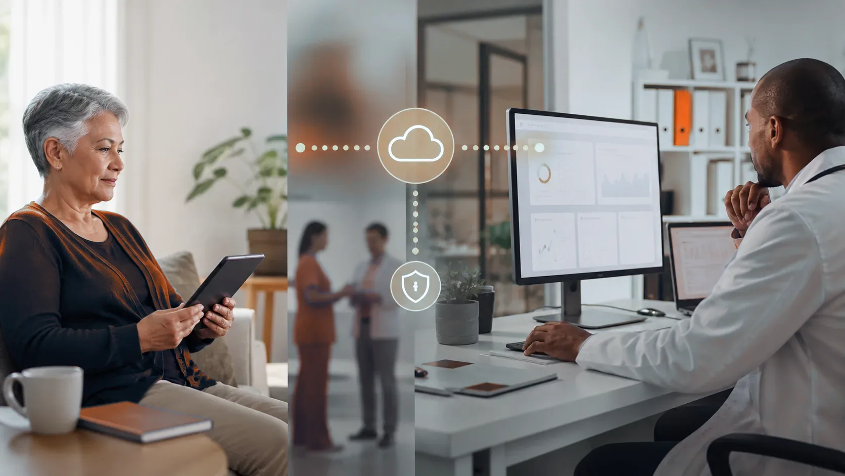Overview of regulated health platform from stalled build to live service